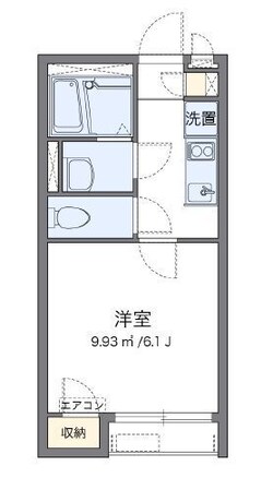 クレイノ加山荘の物件間取画像